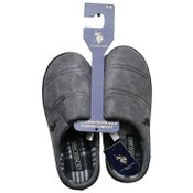 Wholesale - U.S. POLO ASSN. MEN'S GRAY SLIPPERS, UPC: 662239088091